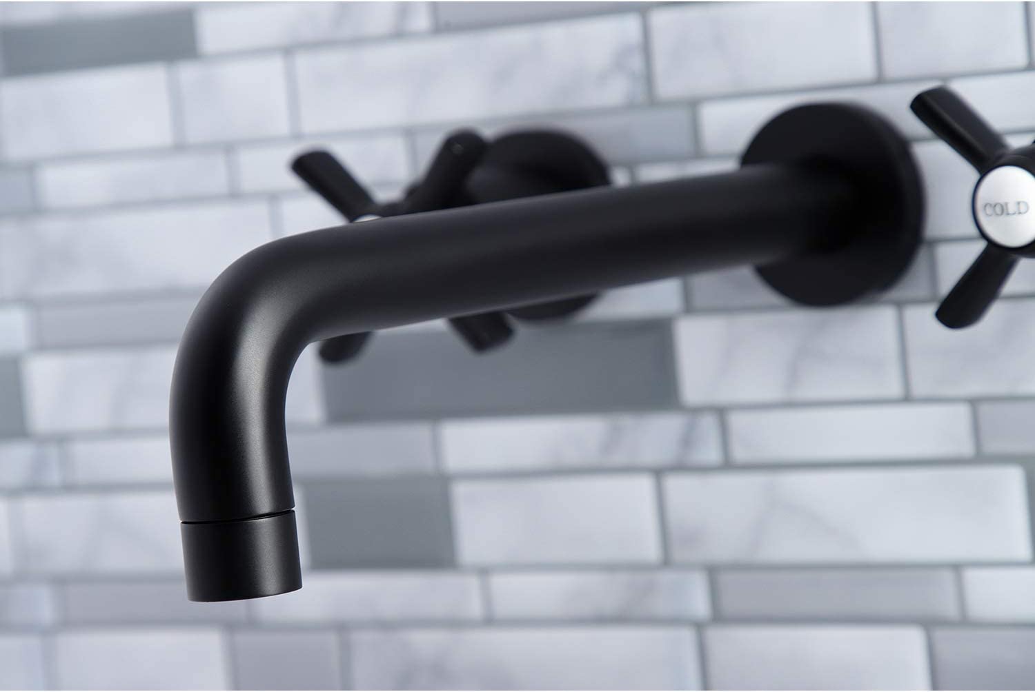 Kingston Brass KS8020ZX Millennium Roman Tub Faucet, Matte Black