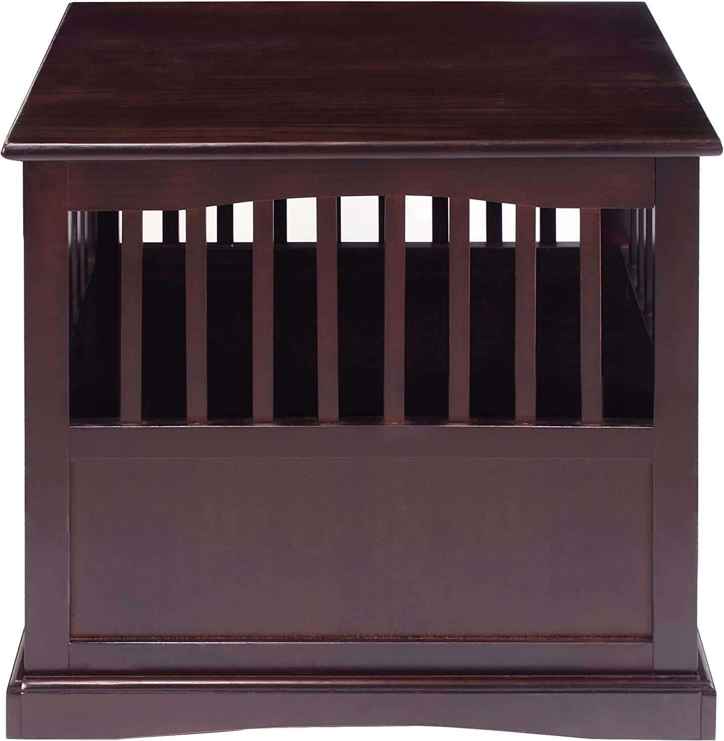 Casual Home Wooden Medium Pet Crate, End Table, Espresso