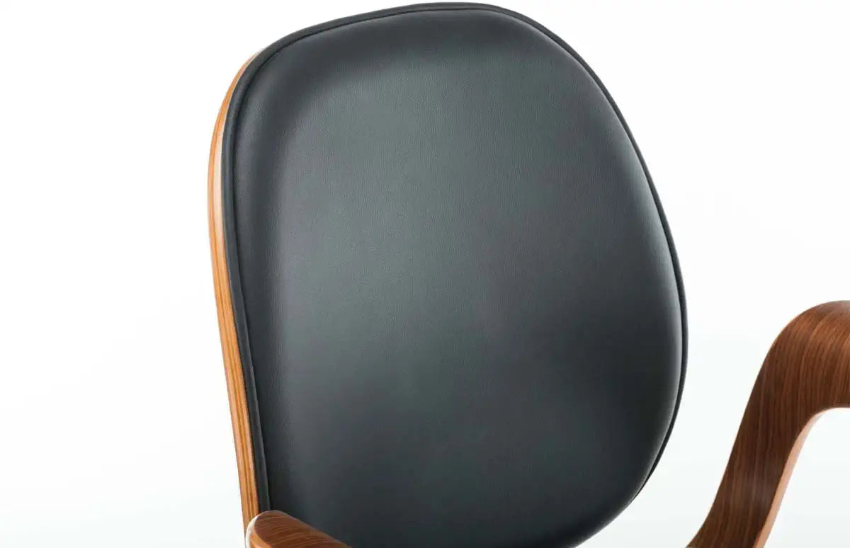 Boraam Happ Bentwood Desk Chair, Black
