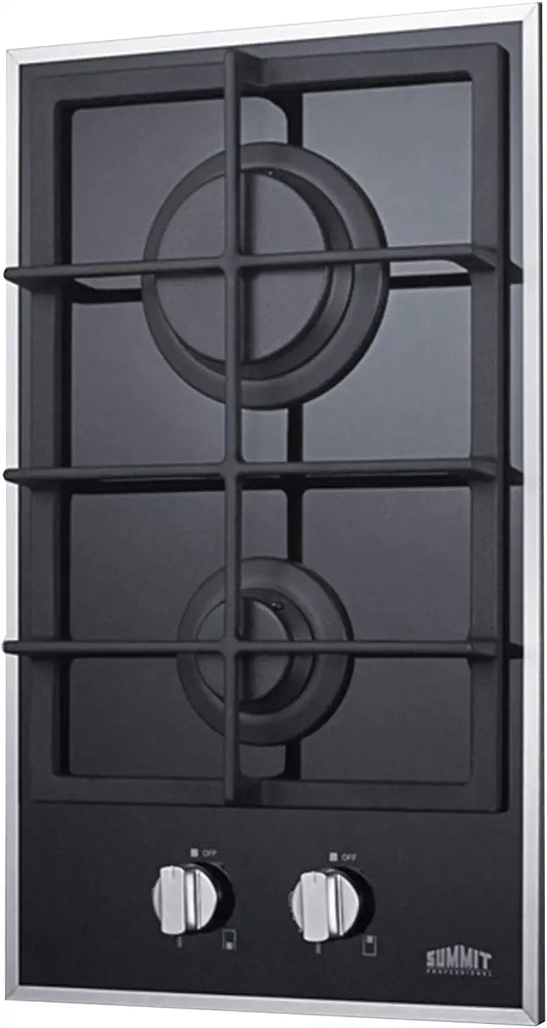 Summit GC2BGL Gas Cooktop, Black