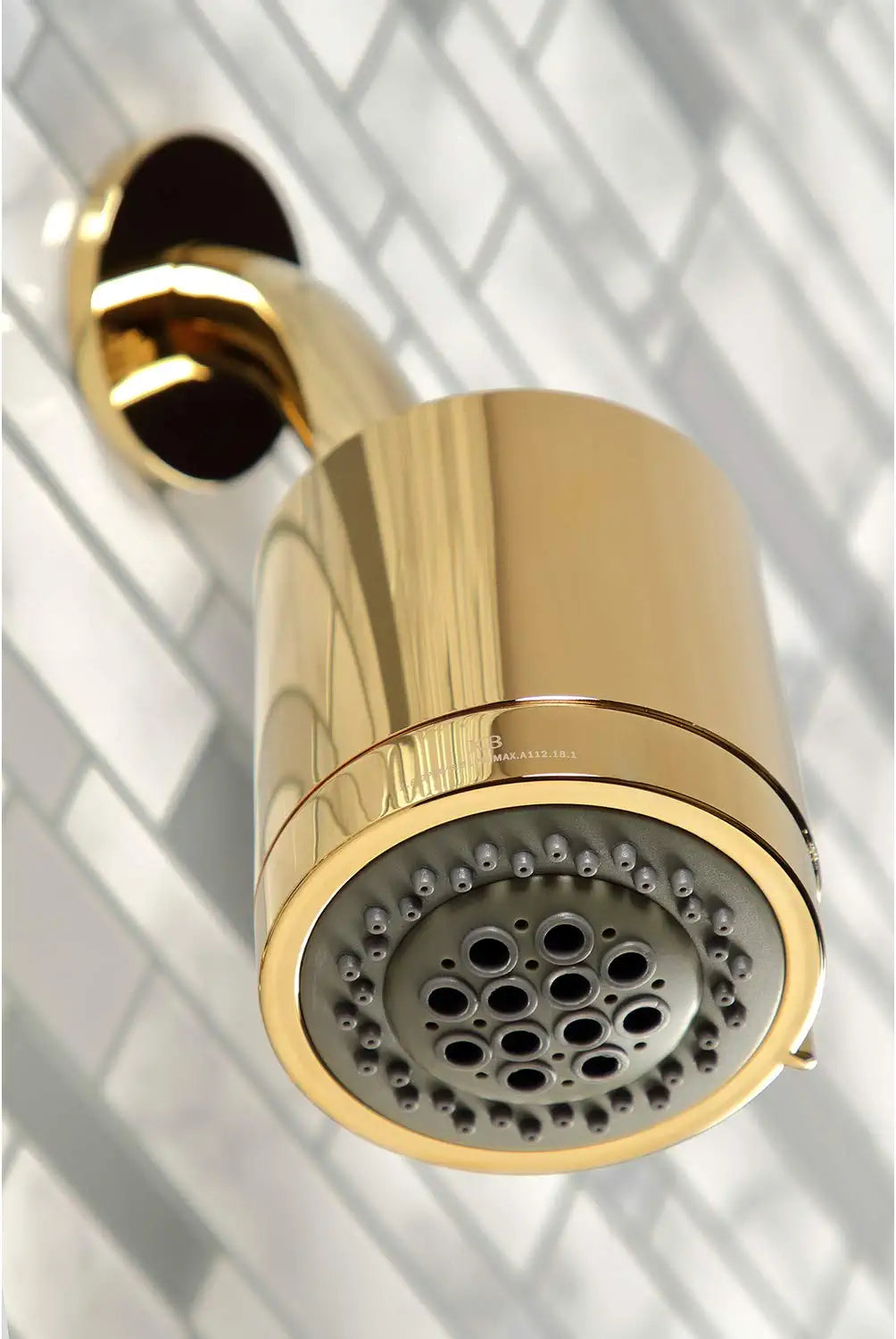 Kingston Brass KBX8132EFL Centurion Tub and Shower Faucet, Polished Brass