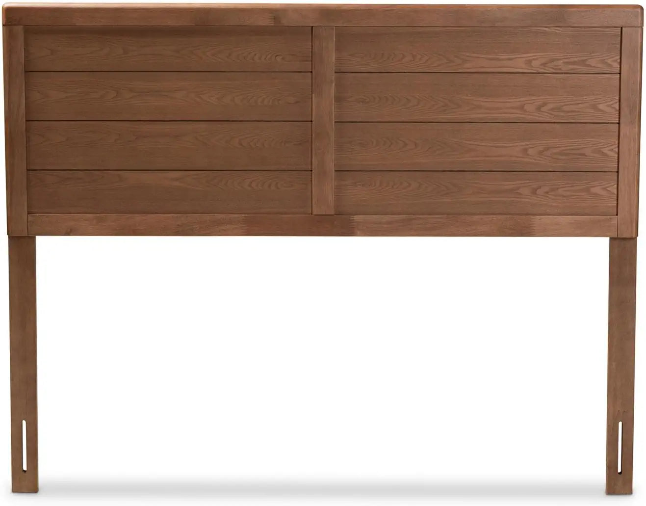 Baxton Studio Seren Mid-Century Modern Walnut Brown Finished Wood Full Size Headboard