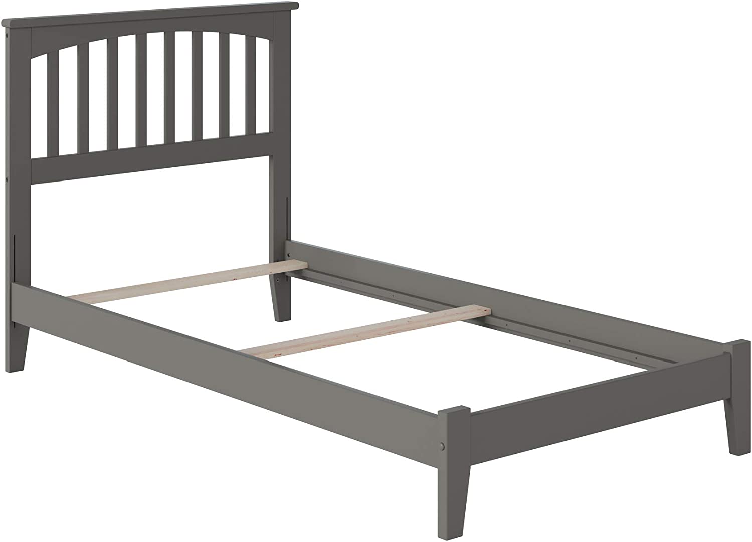 AFI Mission Traditional Bed Wood, Twin, Atlantic Grey