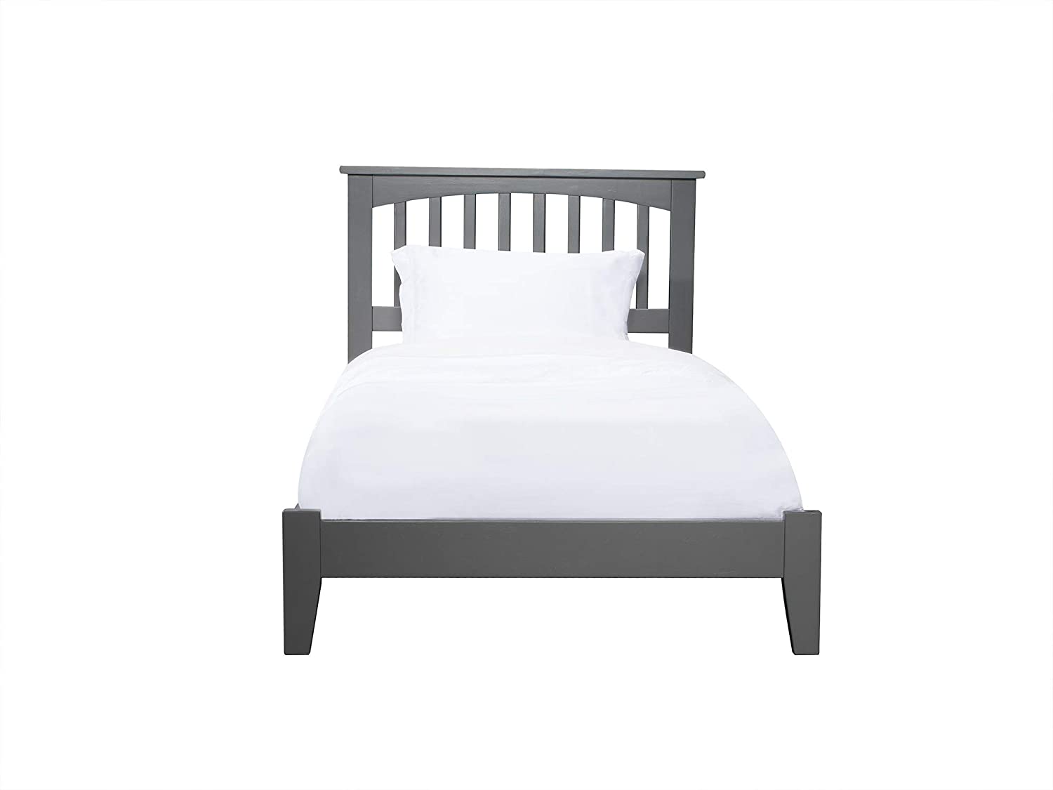 AFI Mission Traditional Bed Wood, Twin, Atlantic Grey