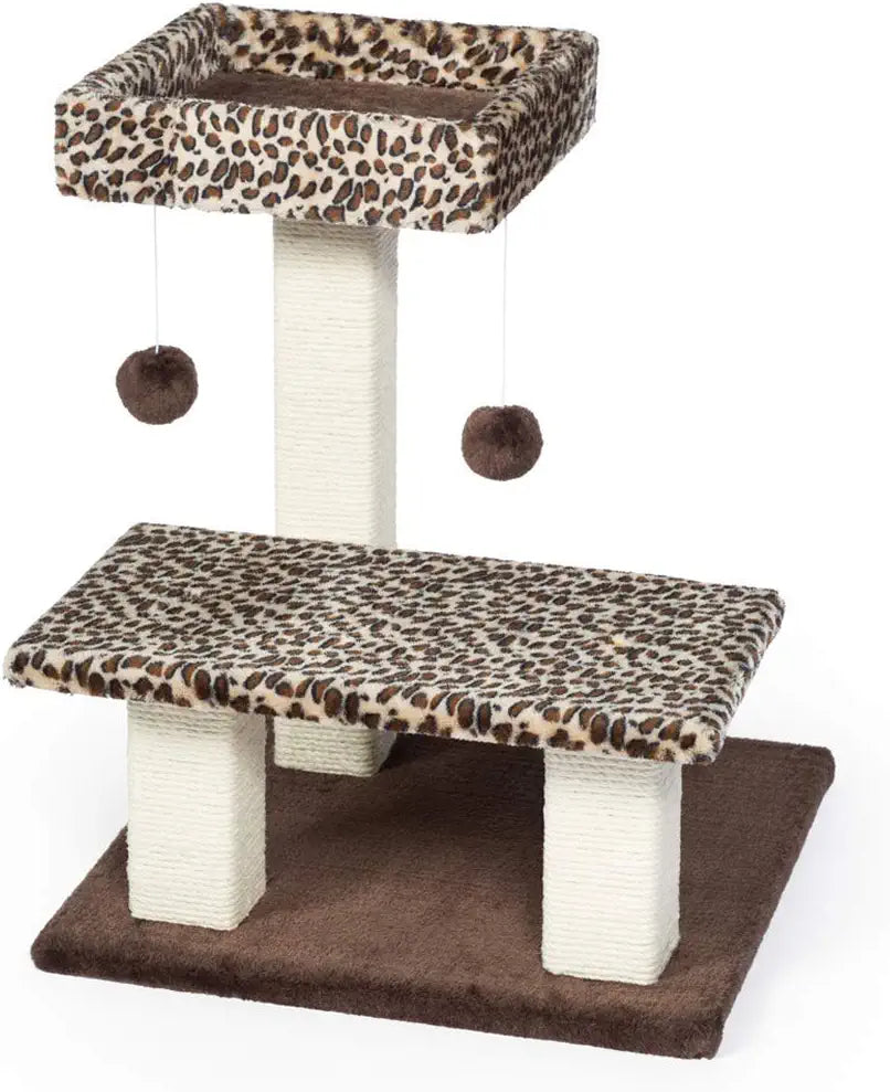 Kitty Power Paws Leopard Terrace Cat Furniture