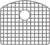 Whitehaus Collection WHNC3721LG Accessories Kitchen Grid, Stainless Steel