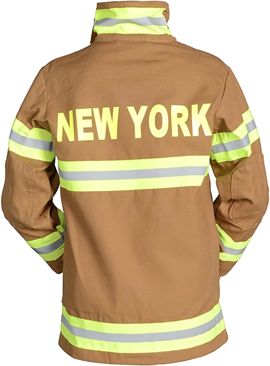 Aeromax Adult Fire Fighter New York Suit, Small, Tan
