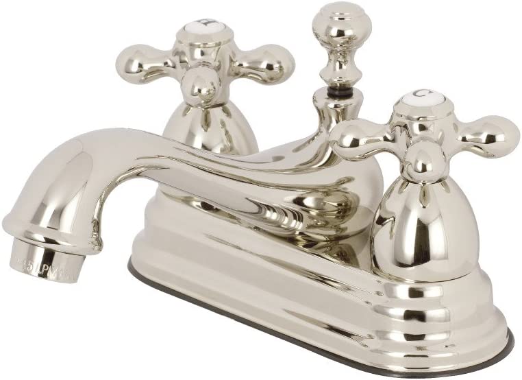 Kingston Brass KS3607AX 4 in. Centerset Bathroom Faucet, Brushed Brass