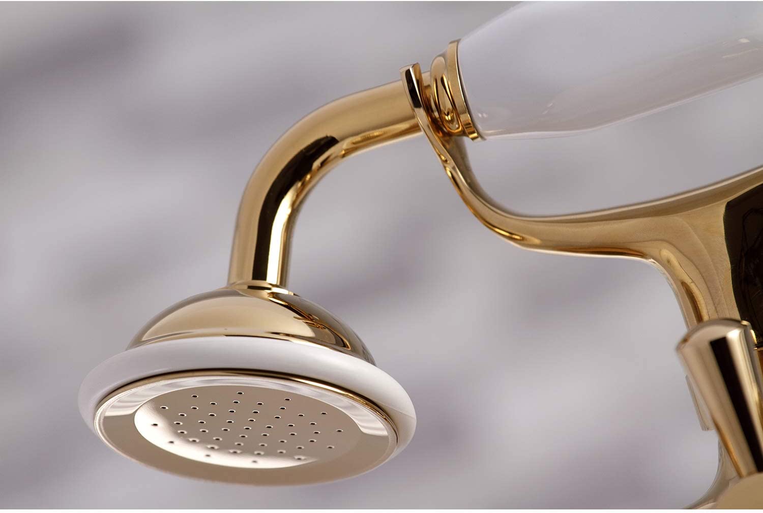 Kingston Brass KS267SB Kingston Clawfoot Tub Faucet, 4-5/8&#34; x 4-5/16&#34; (L) x 6-9/16&#34; (W) x 7-1/16&#34; (H), Brushed Brass