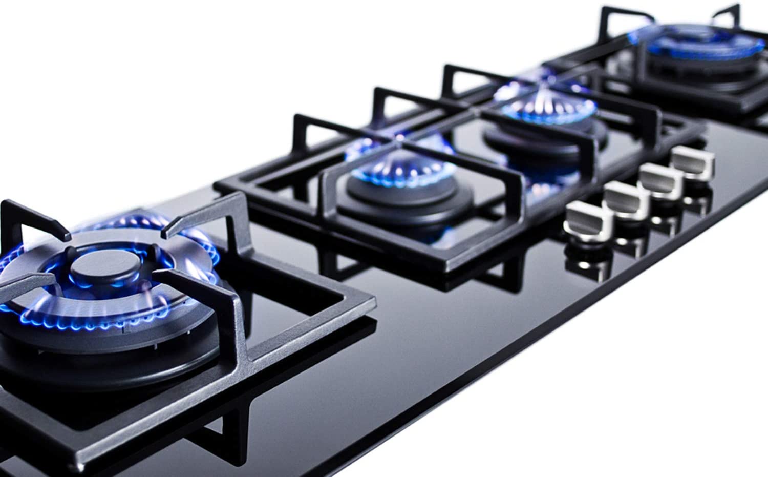 Summit GC443BGL Gas Cooktop, Black