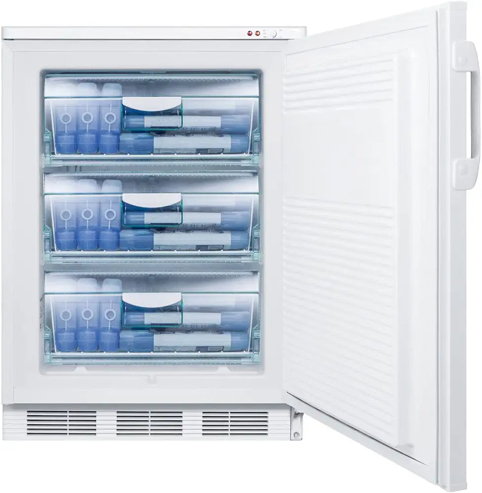 Summit VT65ML7BI Upright Freezer, White