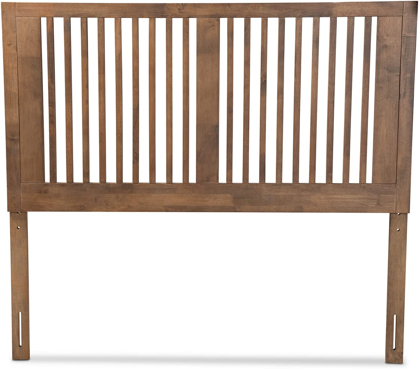 Baxton Studio Harena Modern and Contemporary Transitional Ash Walnut Finished Wood Queen Size Headboard