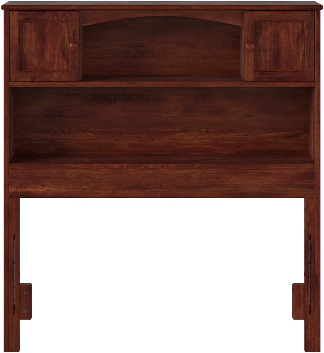 AFI Newport Bookcase Headboard, Twin, Walnut