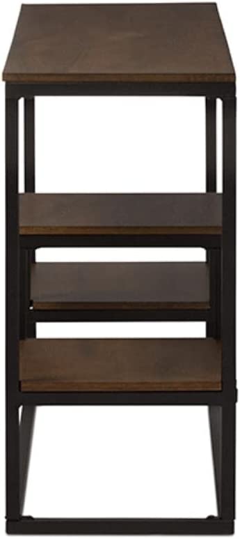 Baxton Studio Doreen Rustic Industrial Style Console Table