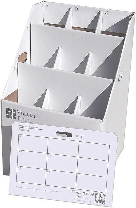 Advanced Organizing Systems, Inc. &#39;SlantFile-9&#39; Upgright Rolled Storage
