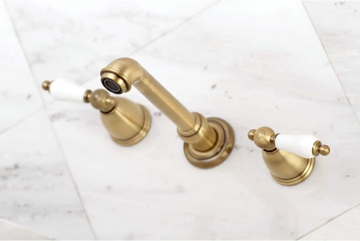 Kingston Brass KS7023PL Roman Tub Filler, Antique Brass