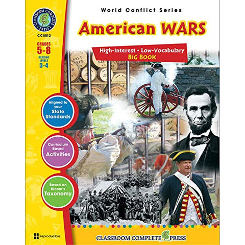 CLASSROOM COMPLETE PRESS American Wars Big Book World