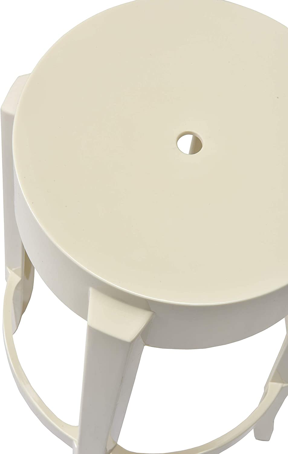 Commercial Seating Products Snow White Kage Backless Stool Chairs