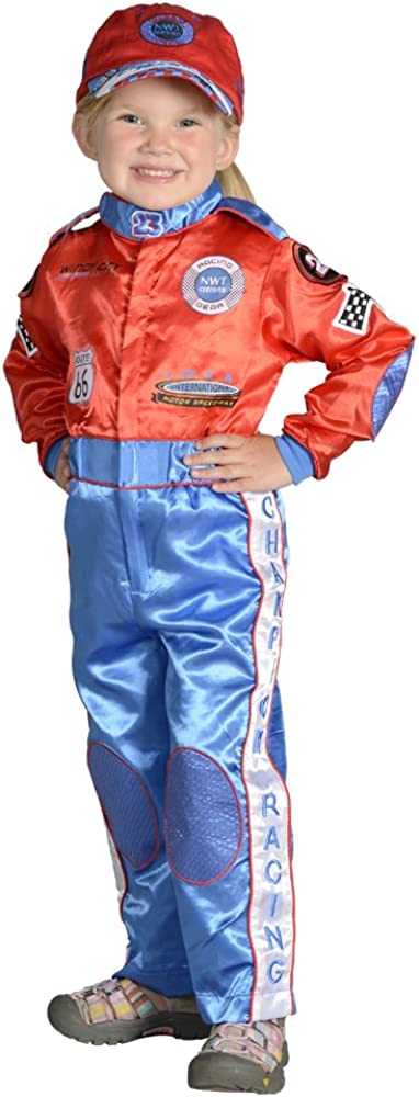 Aeromax Jr. Champion Racing Suit with Embroidered Cap, Size 8/10