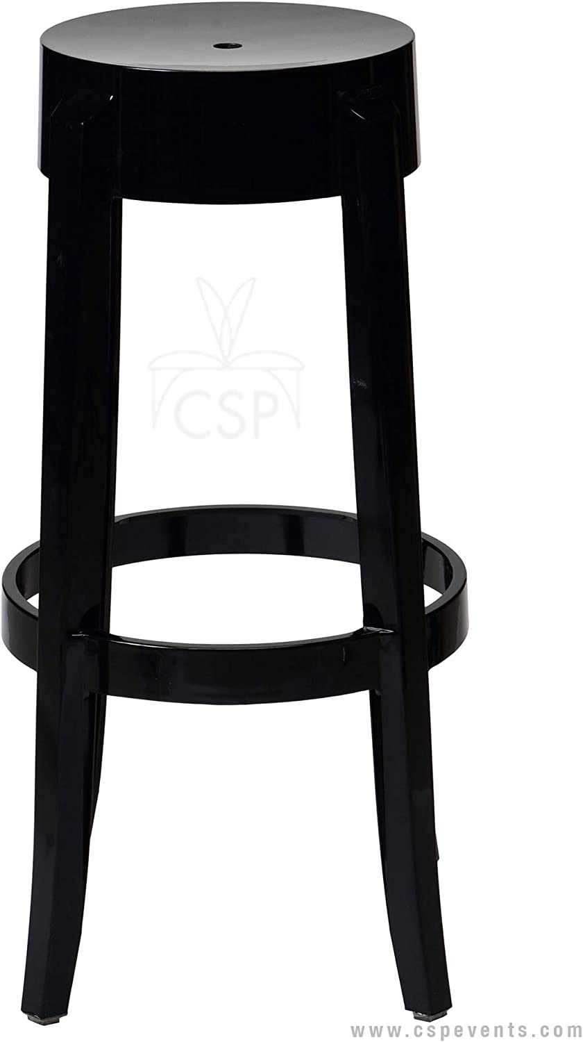 Commercial Seating Products Black Kage Backless Stool Chairs