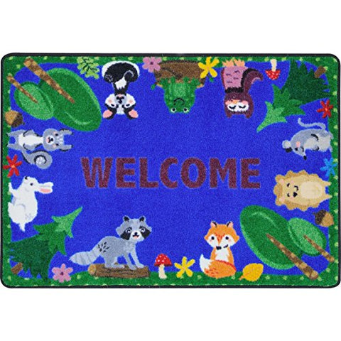Joy Carpets 1939A Animals Among Us Childrens Rugs, Multicolor