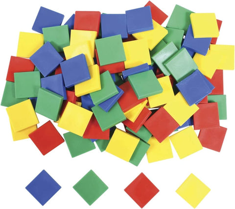 LEARNING ADVANTAGE 2024408 Color Tiles - Set of 400