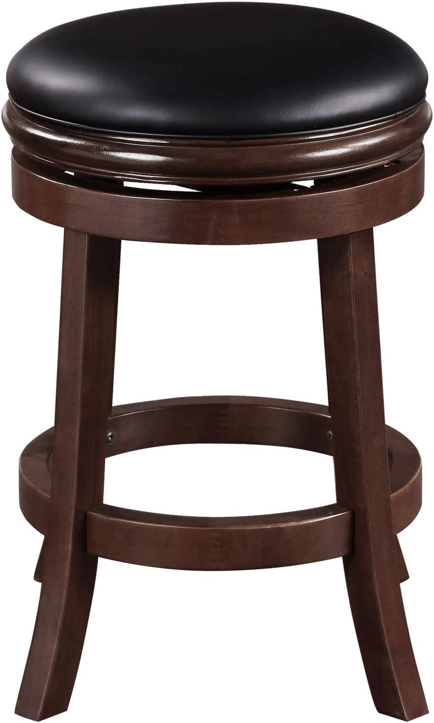 Boraam Backless Counter Height Stool, 24-Inch, Cappuccino