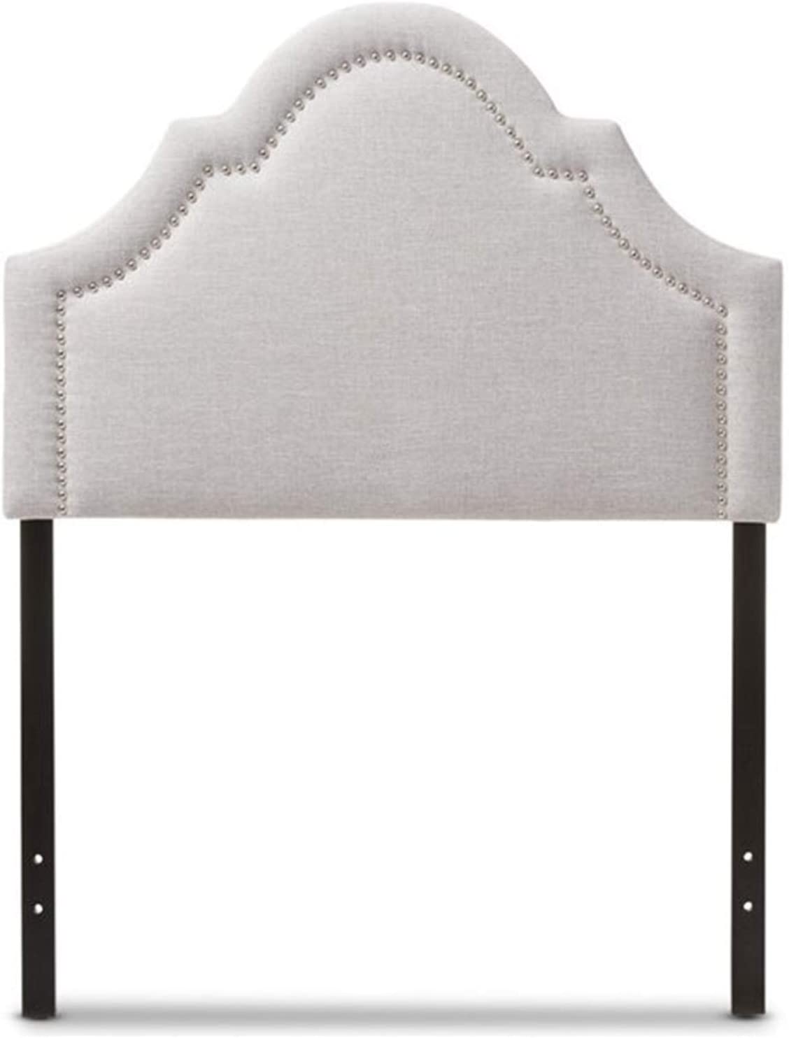 Baxton Studio Ritta Modern and Contemporary Upholstered Headboard Beige/Twin