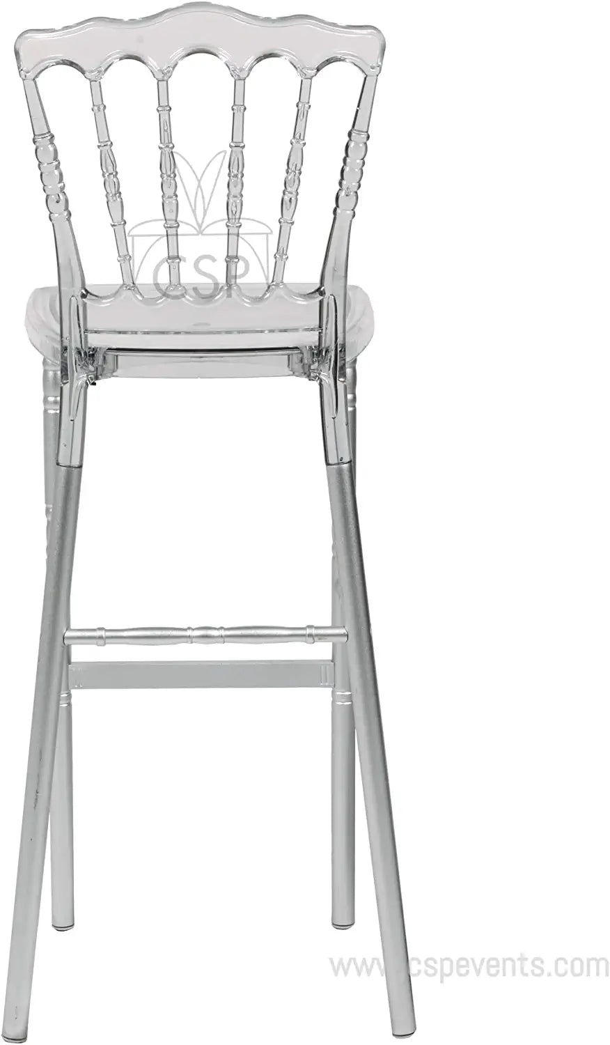 Commercial Seating Products Napleon Clear Barstool Chairs