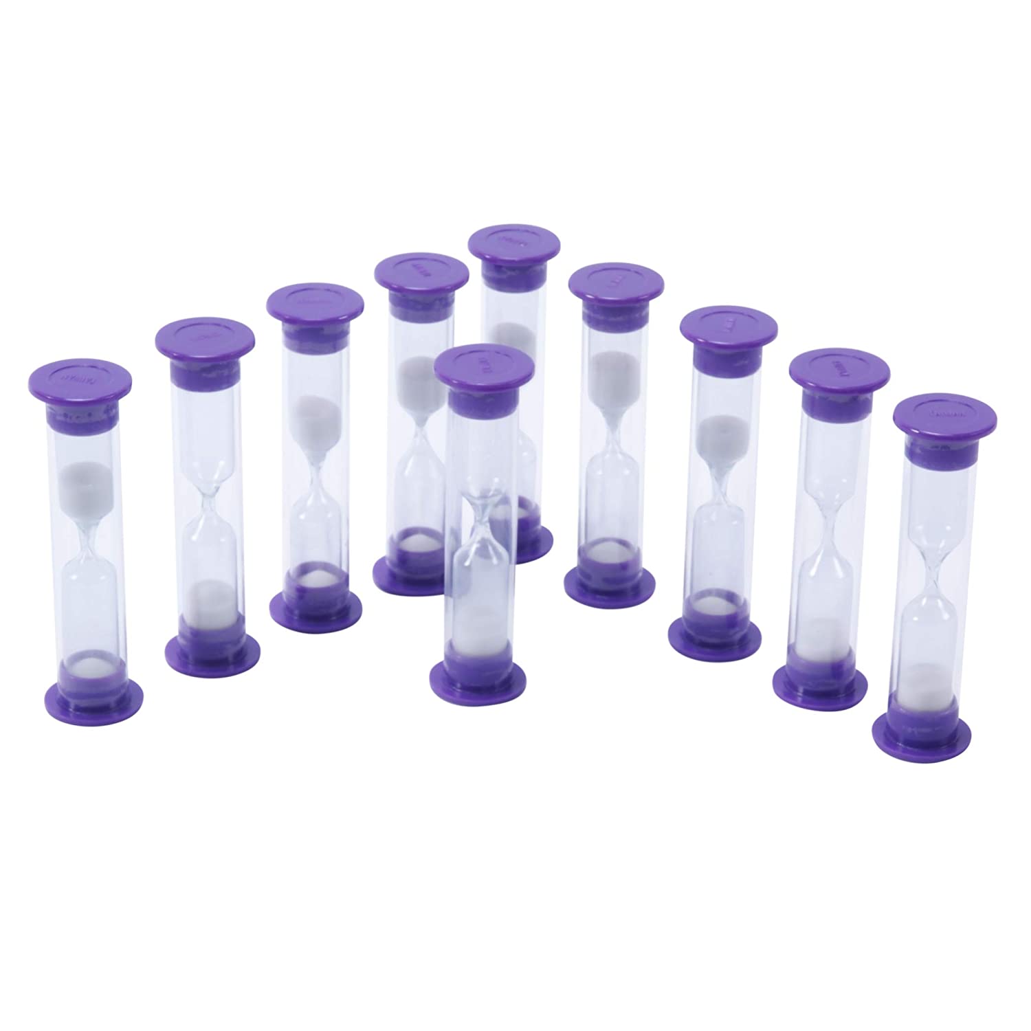Learning Advantage 3 Minute Sand Timers, Set of 10 - 7626