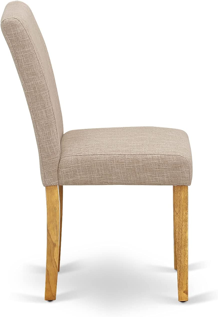 East West Furniture ABP8T05 Parson Dining Chairs