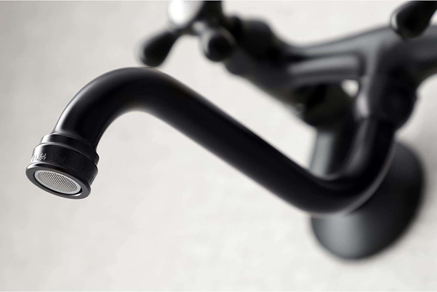 Kingston Brass KS216MB Kingston Bathroom Faucet, Matte Black