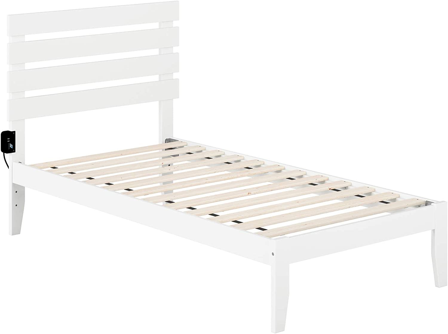 AFI Oxford Bed, Twin, White