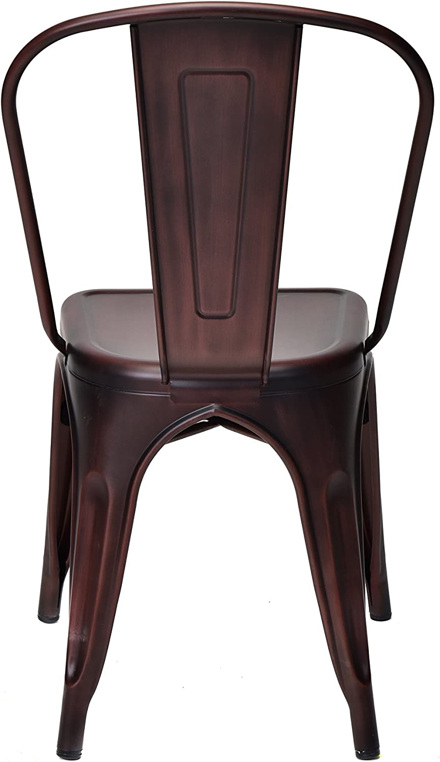 Commercial Seating Products Oscar Metal Dining Chairs, Rose Gold