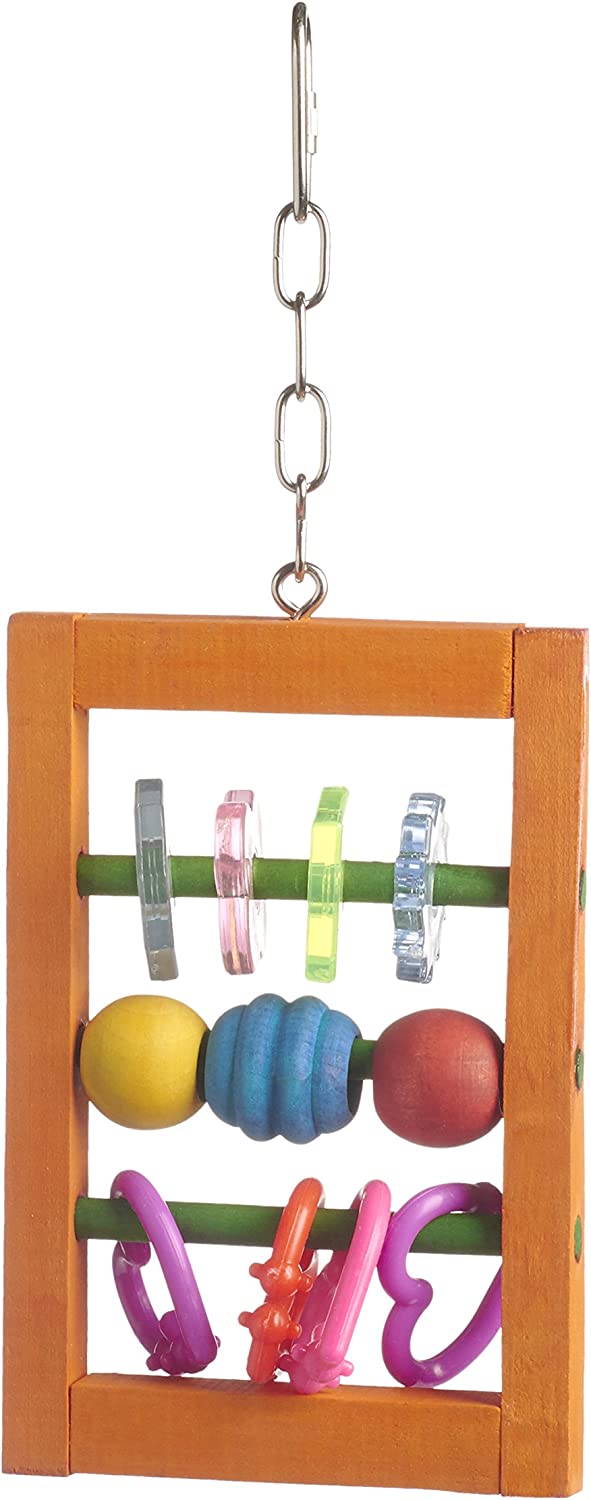 Prevue Pet Products 60954 Bodacious Bites Abacus Bird Toy, Multicolor