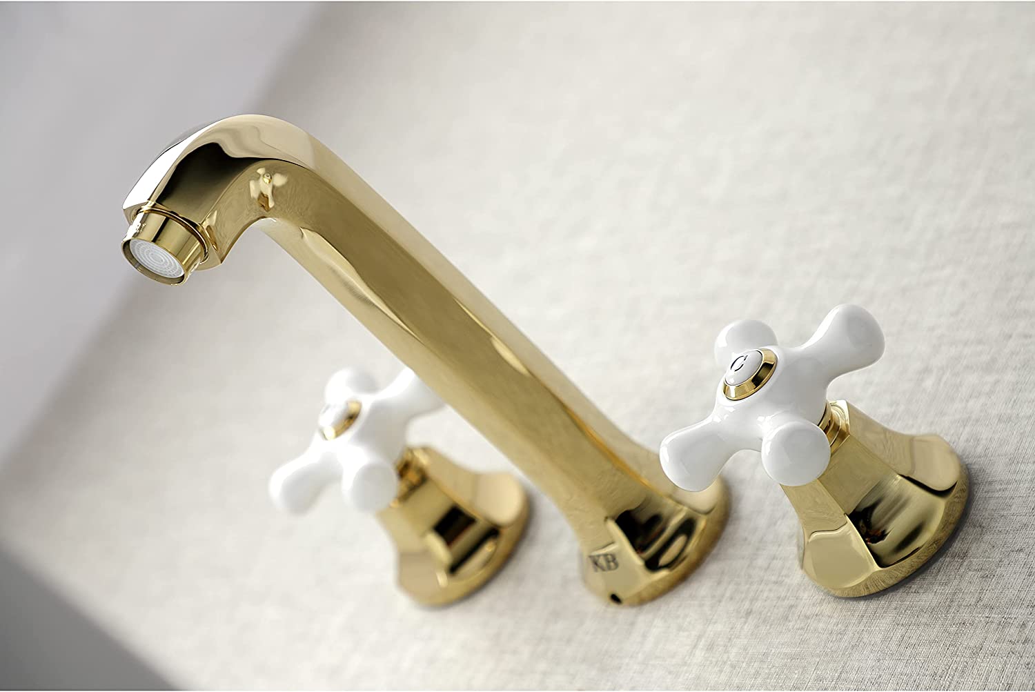 Kingston Brass KS4122PX Metropolitan Bathroom Faucet, Polished Brass