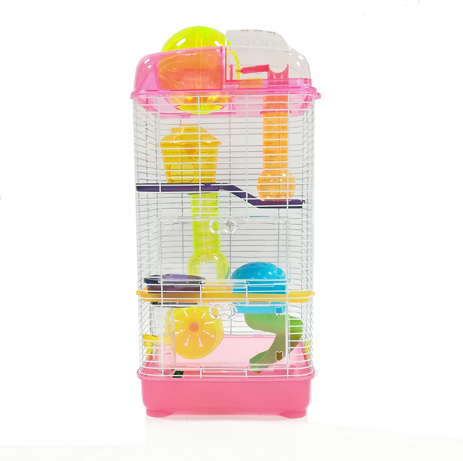 3 Level Clear Plastic Mice Cage