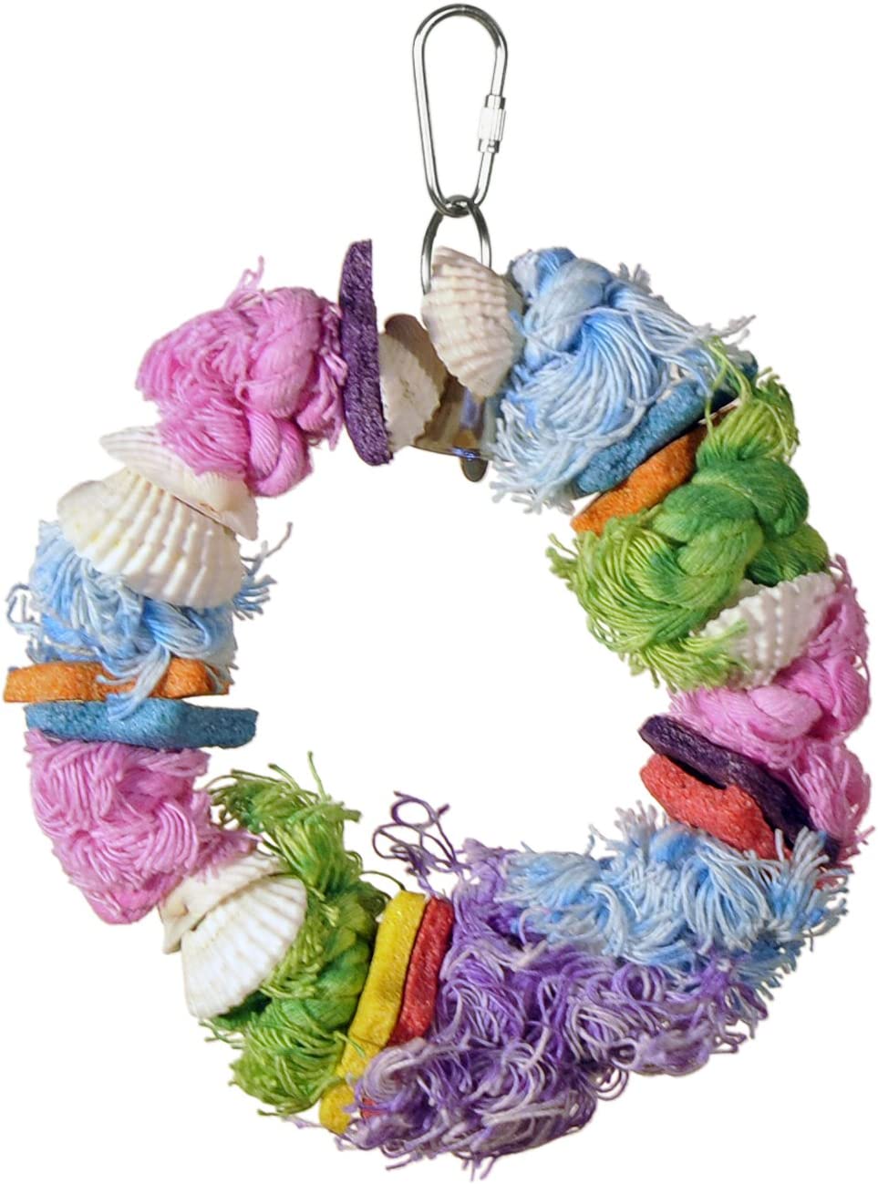 Prevue Hendryx Cal Sea YUMS Dollar Bird Toy, 6 X 6.5 Inch