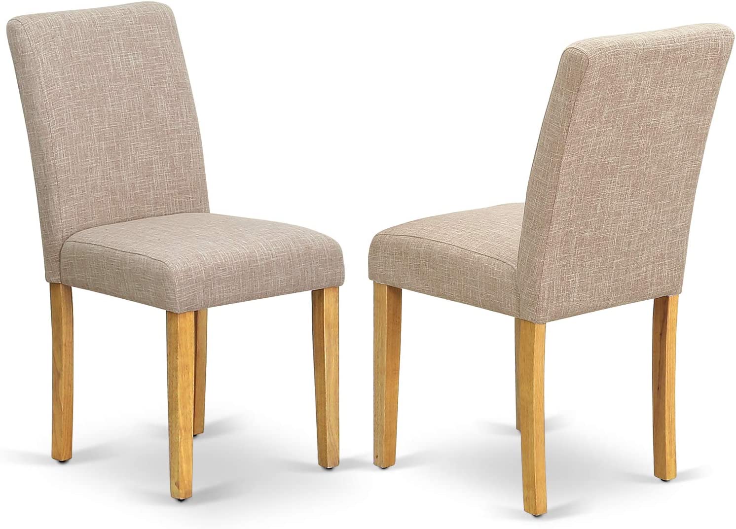 East West Furniture ABP8T05 Parson Dining Chairs