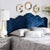 Baxton Studio Nadeen Modern and Contemporary Navy Blue Velvet Fabric Upholstered Queen Size Headboard