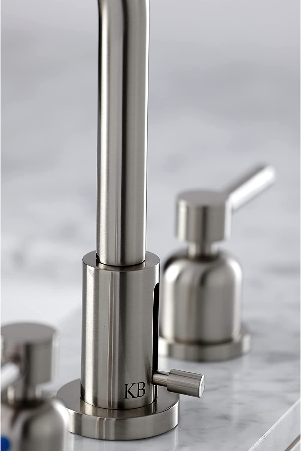 Kingston Brass FSC8958DL Concord Widespread Bathroom Faucet, Brushed Nickel