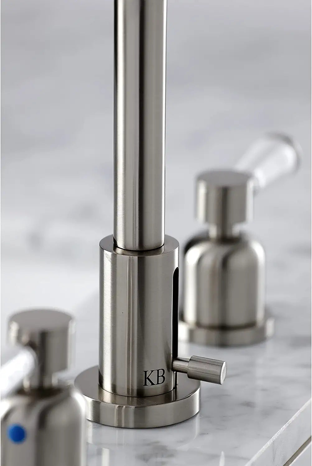 Kingston Brass FSC8958DPL Paris Widespread Bathroom Faucet, Brushed Nickel