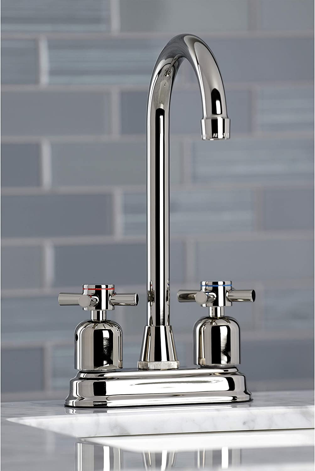 Kingston Brass KB8496DX Concord Bar Faucet, Polished Nickel