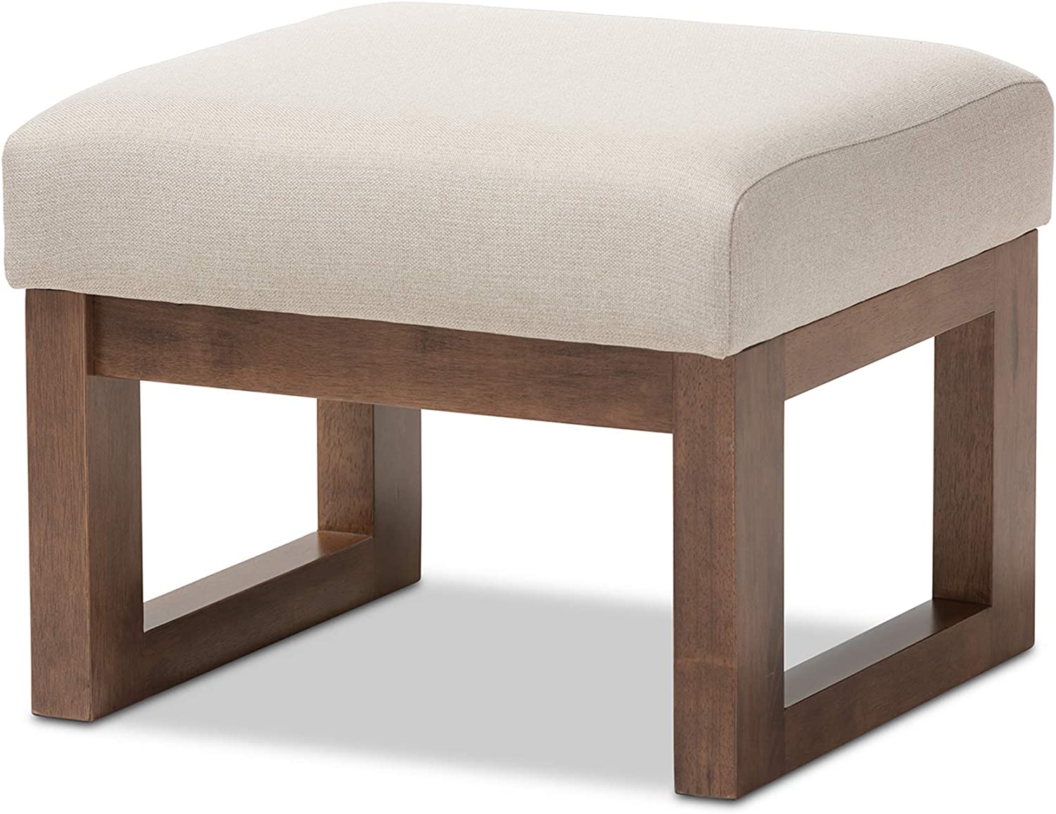 Baxton Studio BBT5200-Light Ottomans, Light Beige