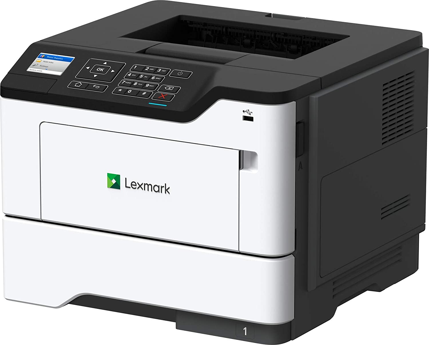 Lexmark B2650dw Monochrome Laser Printer, Duplex with Two Sided Printing, Wireless Network Capability (36SC471), Medium, White/Gray