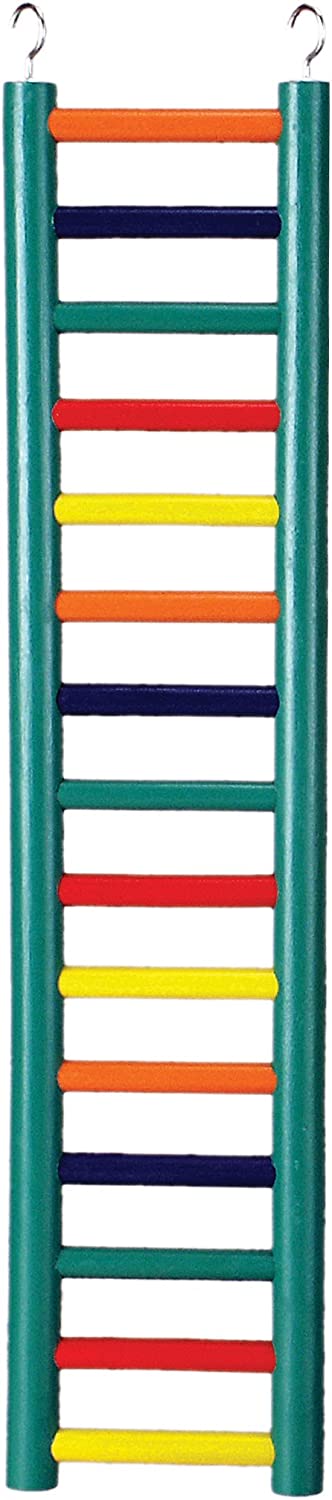 Prevue Pet Products BPV01139 Carpenter Creations Hardwood Bird Ladder with 15 Rungs, 24-Inch, Colors Vary