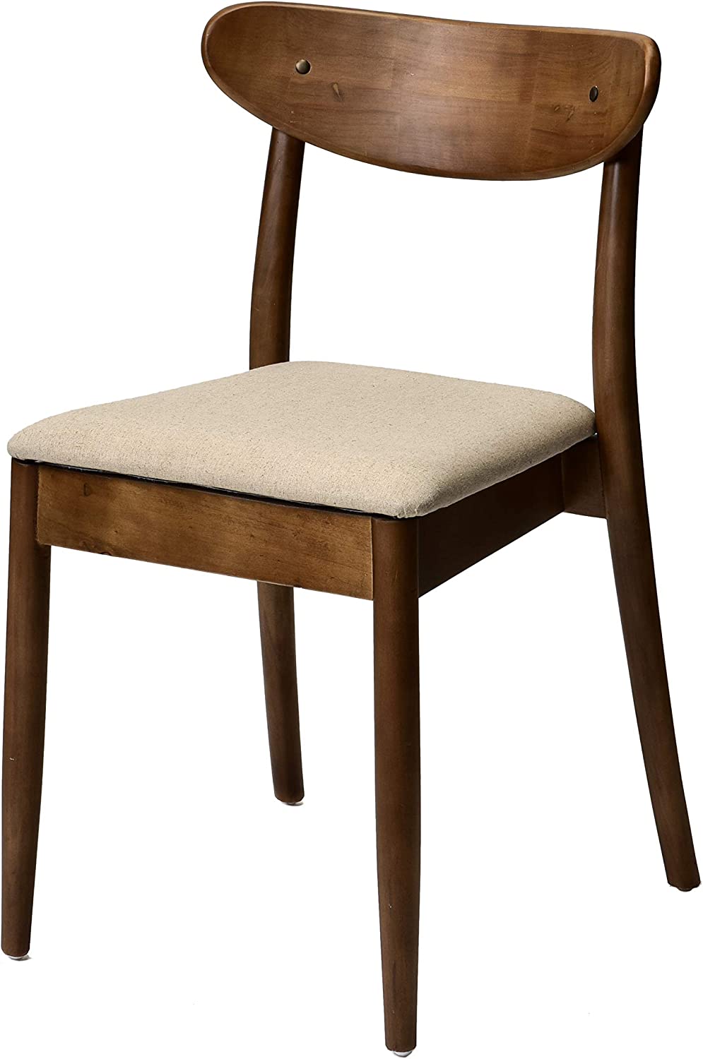 Commercial Seating Products Mid Century Caf√É∆í√Ç¬© Dark Walnut Dining Chairs