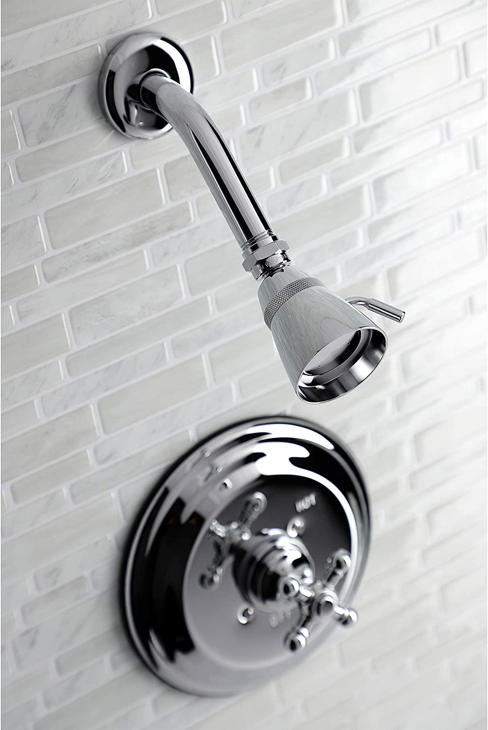 Kingston Brass KB2631BXTSO Shower Faucet Trim Only, Polished Chrome