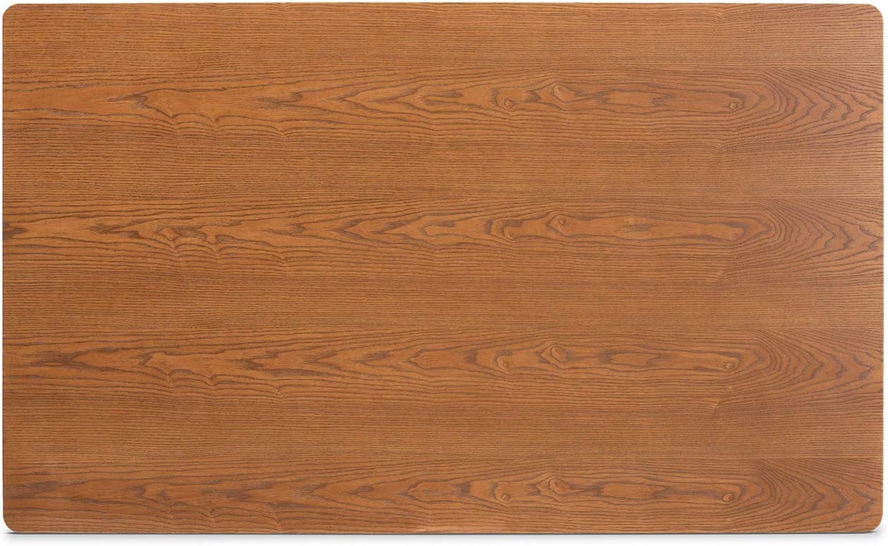 Baxton Studio Sahar Mid-Century Modern Transitional Walnut Brown Finished Wood Dining Table