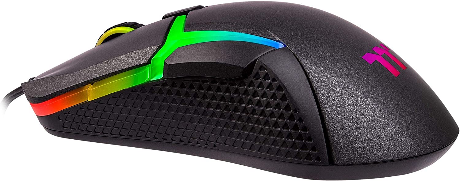 Thermaltake Level 20 RGB Gaming Mouse (GMO-LVT-WDOOBK-01), Black